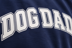 Dog Dad Varsity Tee | Puff Print Oversized T-Shirt