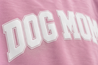 Dog Mom Varsity Tee | Puff Print Oversized T-Shirt