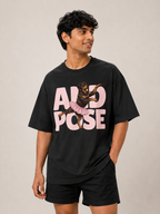 Gentle Giant Society Rottweiler Oversized Tee close-up of the graphic print