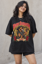 Rottweiler | Bark Sabbath Oversized T-Shirt - styled on model