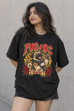 Pug | PUG/DC Oversized T-Shirt - styled on model