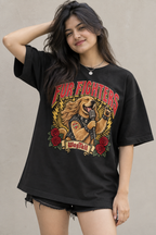 Golden Retriever | Fur Fighters Oversized T-Shirt - styled on model