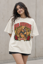 Golden Retriever | Fur Fighters Oversized T-Shirt - alternate color, lifestyle photo