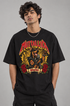 Doberman | Muttallica Oversized T-Shirt - styled on model