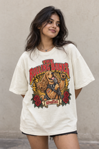 Cocker Spaniel | The Rolling Bones Oversized T-Shirt - alternate color, lifestyle photo