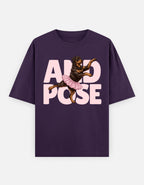 Gentle Giant Society Rottweiler Oversized Tee styled on a model, casual outfit
