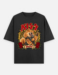 Pomeranian | KISS Oversized T-Shirt - front flat lay