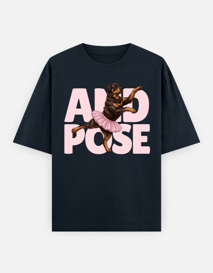 Gentle Giant Society Rottweiler Oversized Tee flat lay product photo