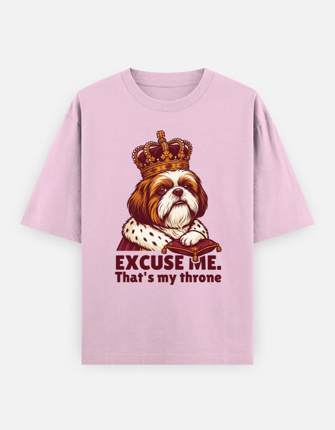 Imperial Shih Tzu Society Oversized Tee styled look, full outfit