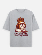Imperial Shih Tzu Society Oversized Tee flat lay product photo