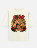 Pomeranian | KISS Oversized T-Shirt - alternate color, front flat lay