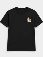 Shih Tzu Embroidered Tee shown from the back