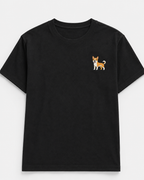 Indie Dog Embroidered Tee shown from the back