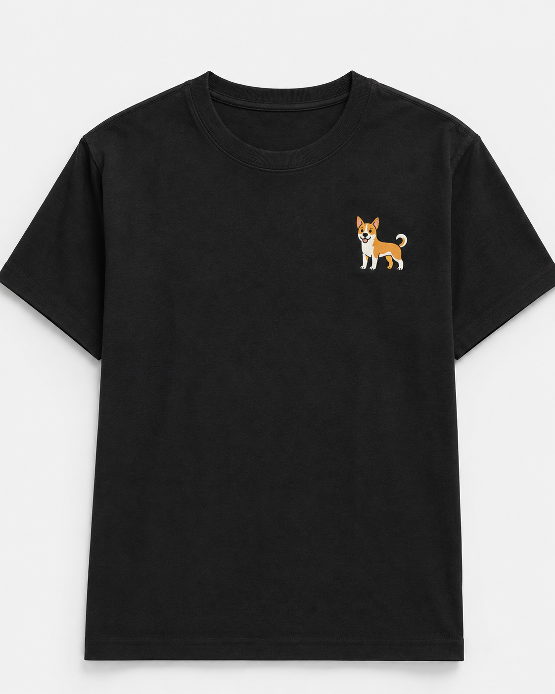 Indie Dog Embroidered Tee shown from the back