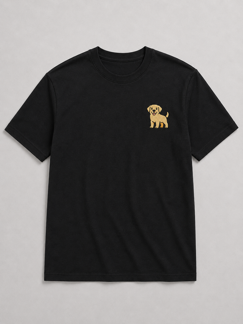 Labrador Embroidered Tee shown from the back