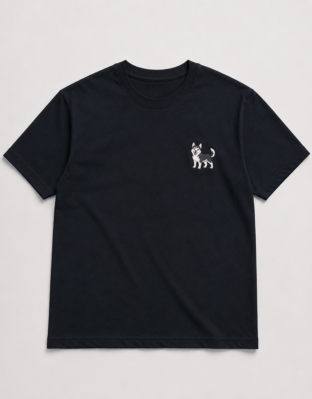 Husky Embroidered Tee