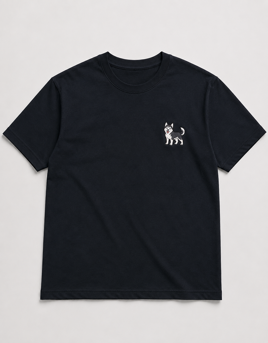 Husky Embroidered Tee