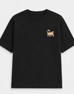 Pug Embroidered Tee
