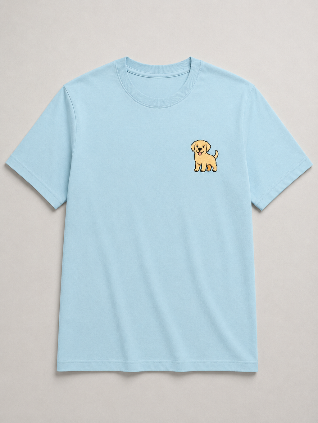 Labrador Embroidered Tee flat lay product photo