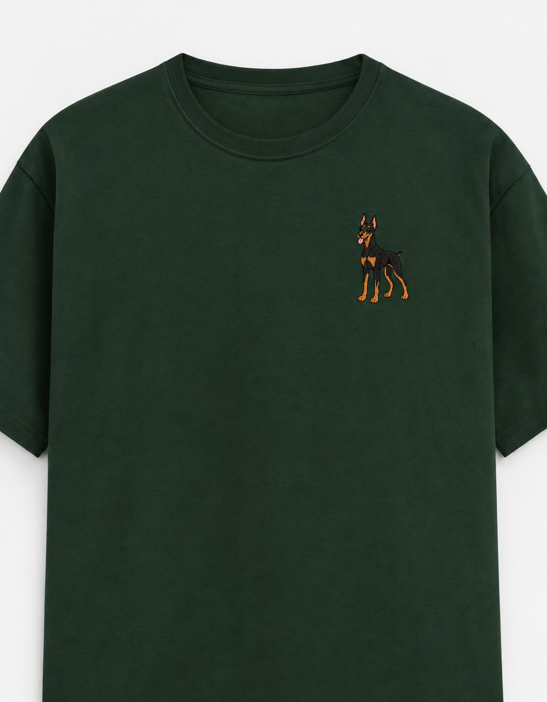 Doberman Embroidered Tee