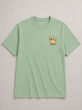 Labrador Embroidered Tee styled on a model, casual outfit