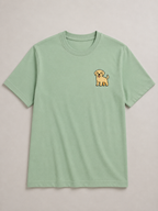 Labrador Embroidered Tee styled on a model, casual outfit