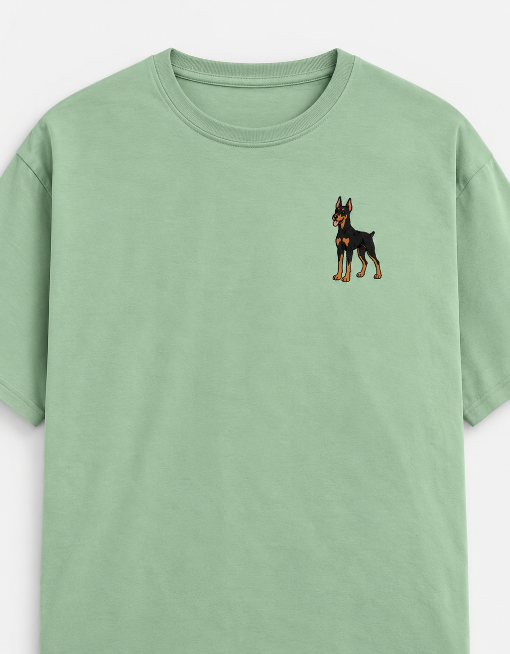 Doberman Embroidered Tee