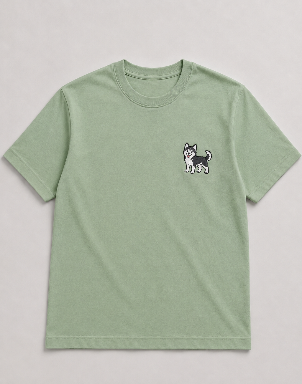 Husky Embroidered Tee