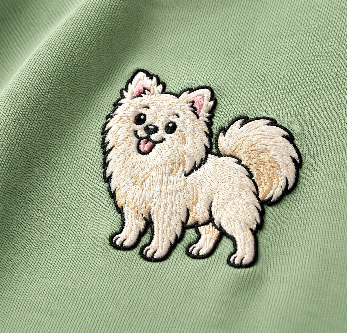 Pomeranian Embroidered Tee