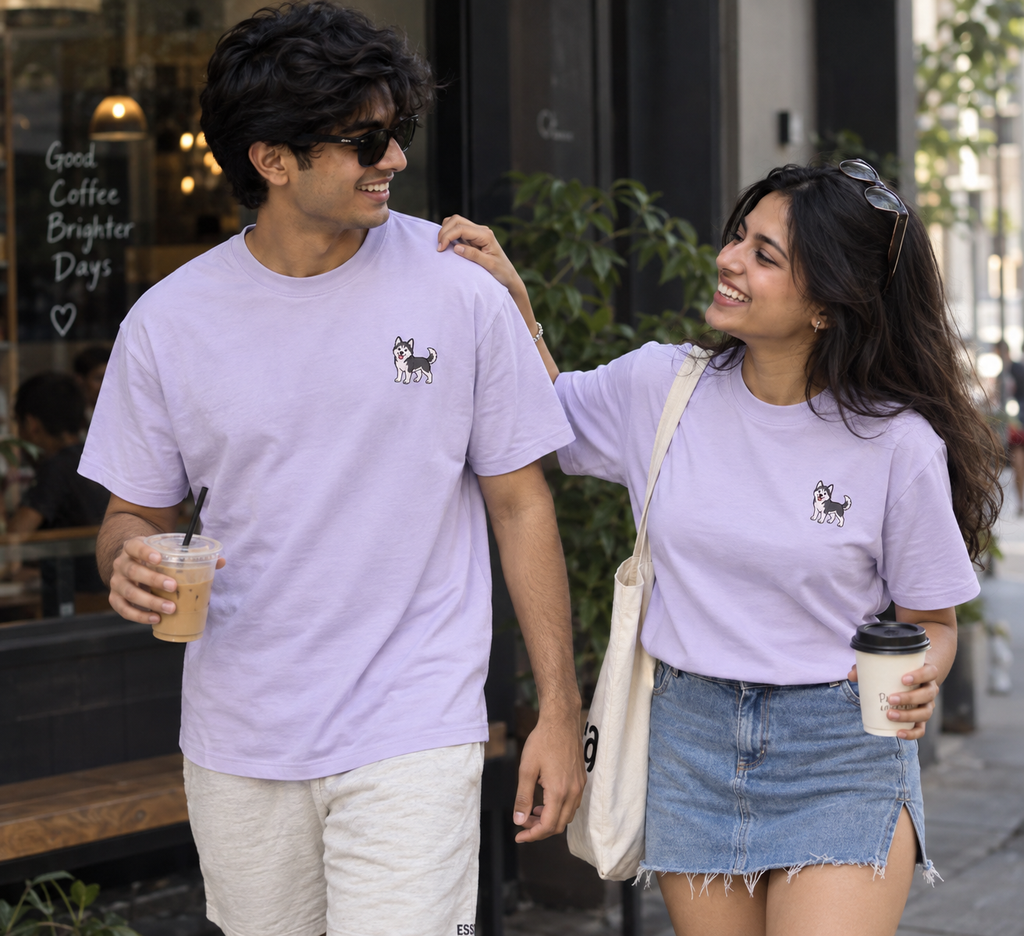 Husky Embroidered Tee
