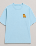 Golden Retriever Embroidered Tee worn by a model, front view