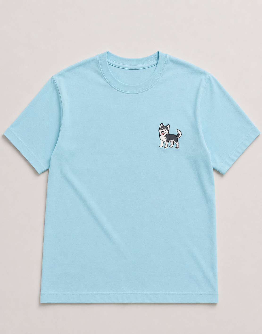 Husky Embroidered Tee