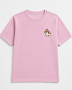 Shih Tzu Embroidered Tee styled on a model, casual outfit