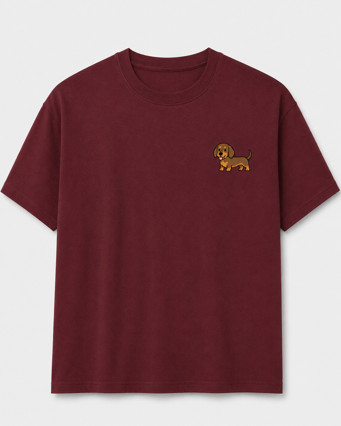 Dachshund Embroidered Tee styled look, full outfit