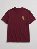 German Shepherd Embroidered Tee worn by a model, front view