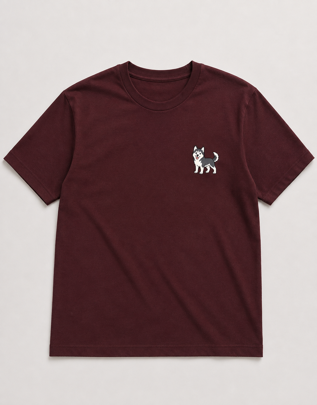Husky Embroidered Tee