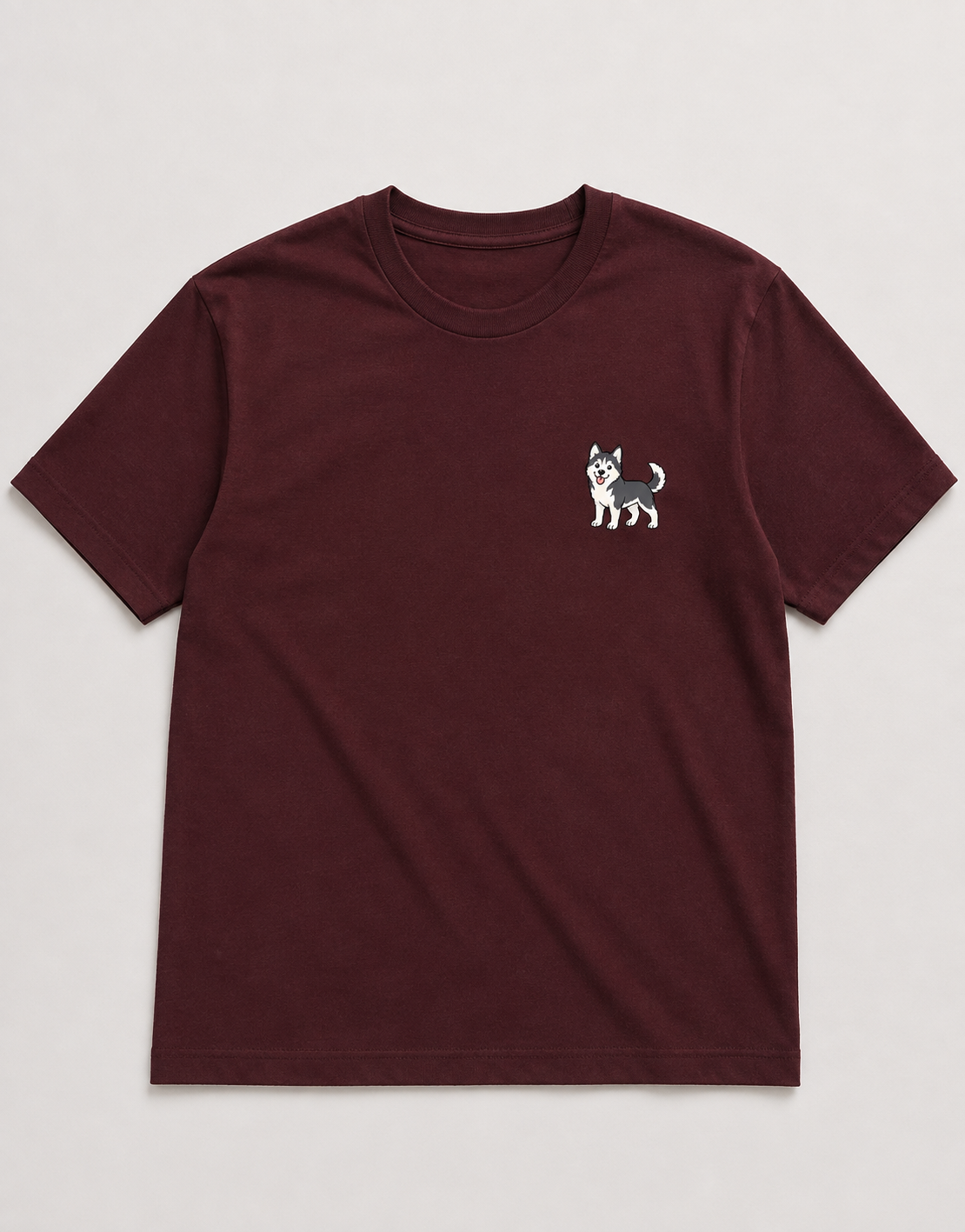 Husky Embroidered Tee