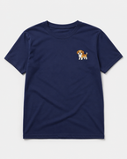 Beagle Embroidered Tee flat lay product photo