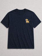 Labrador Embroidered Tee shown from the back