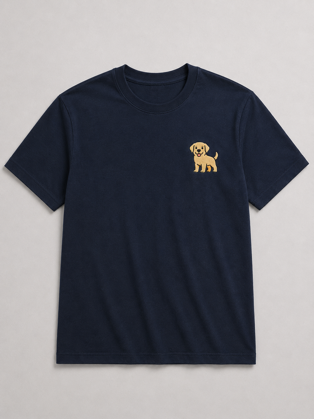 Labrador Embroidered Tee shown from the back