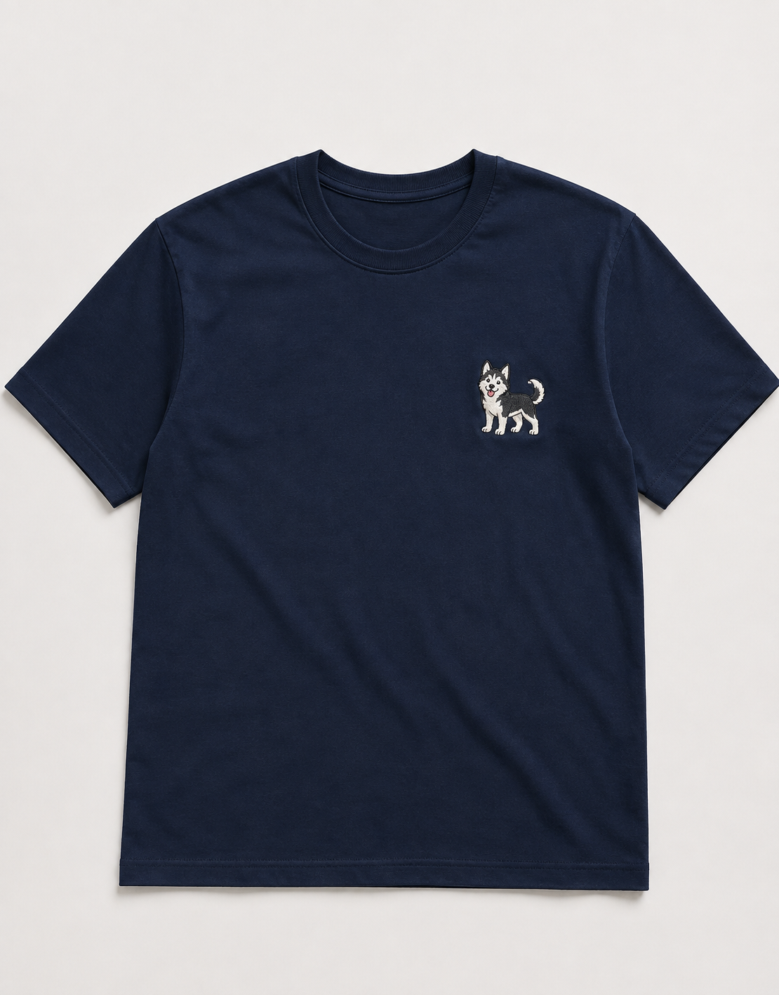 Husky Embroidered Tee