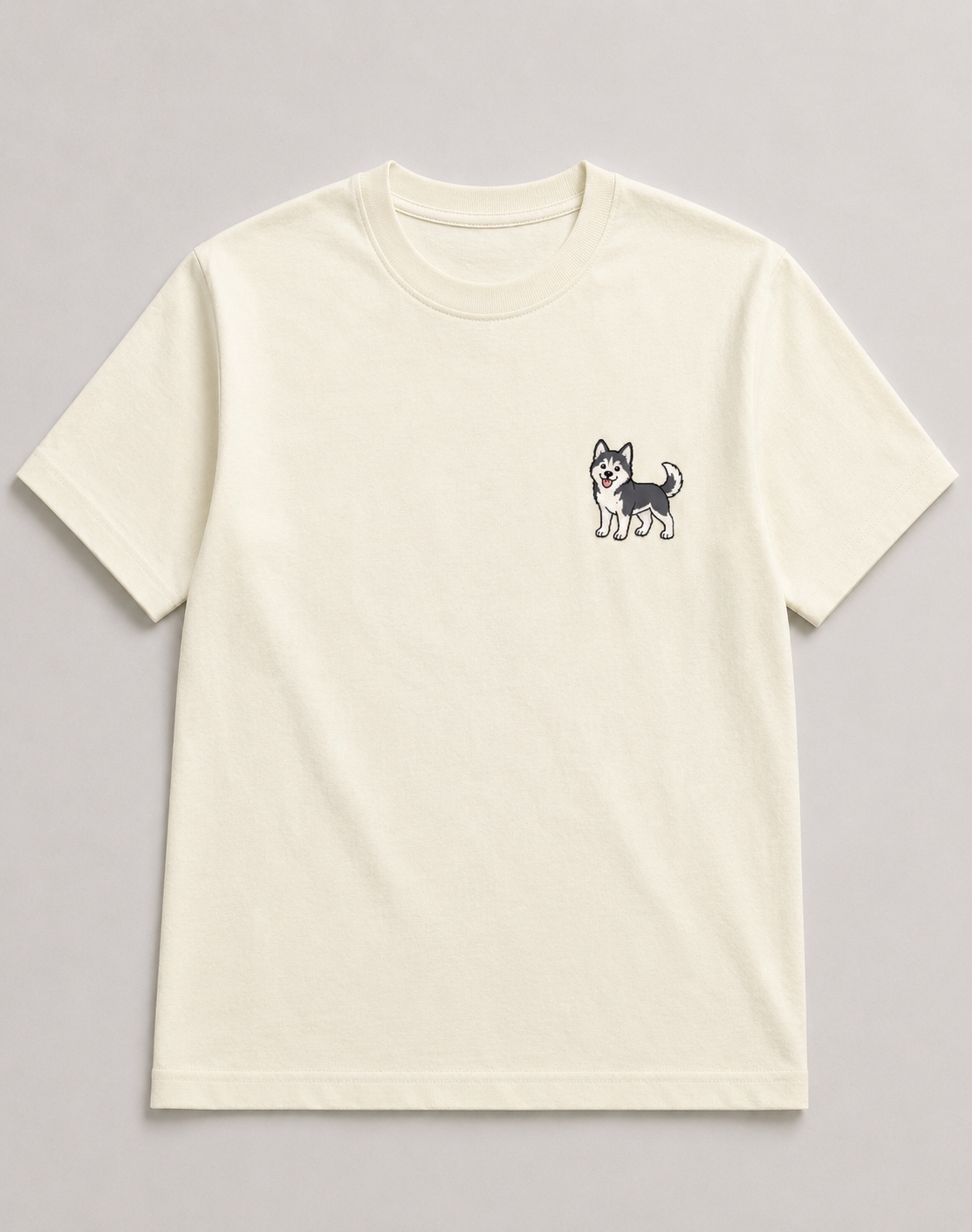 Husky Embroidered Tee