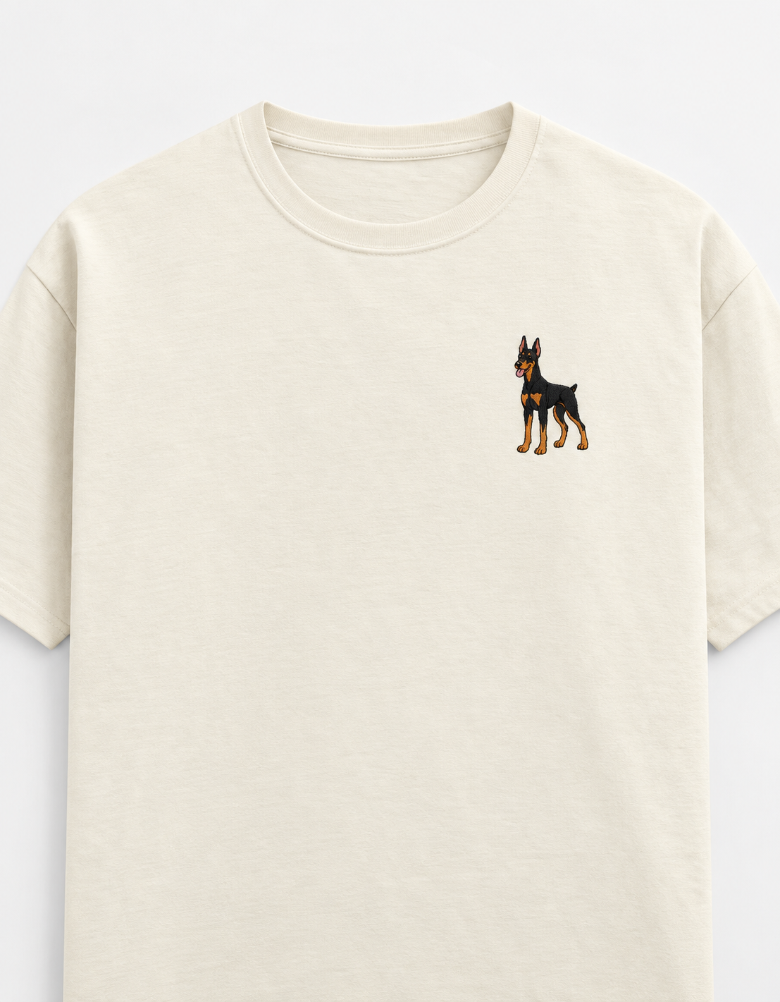 Doberman Embroidered Tee