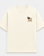 Pug Embroidered Tee