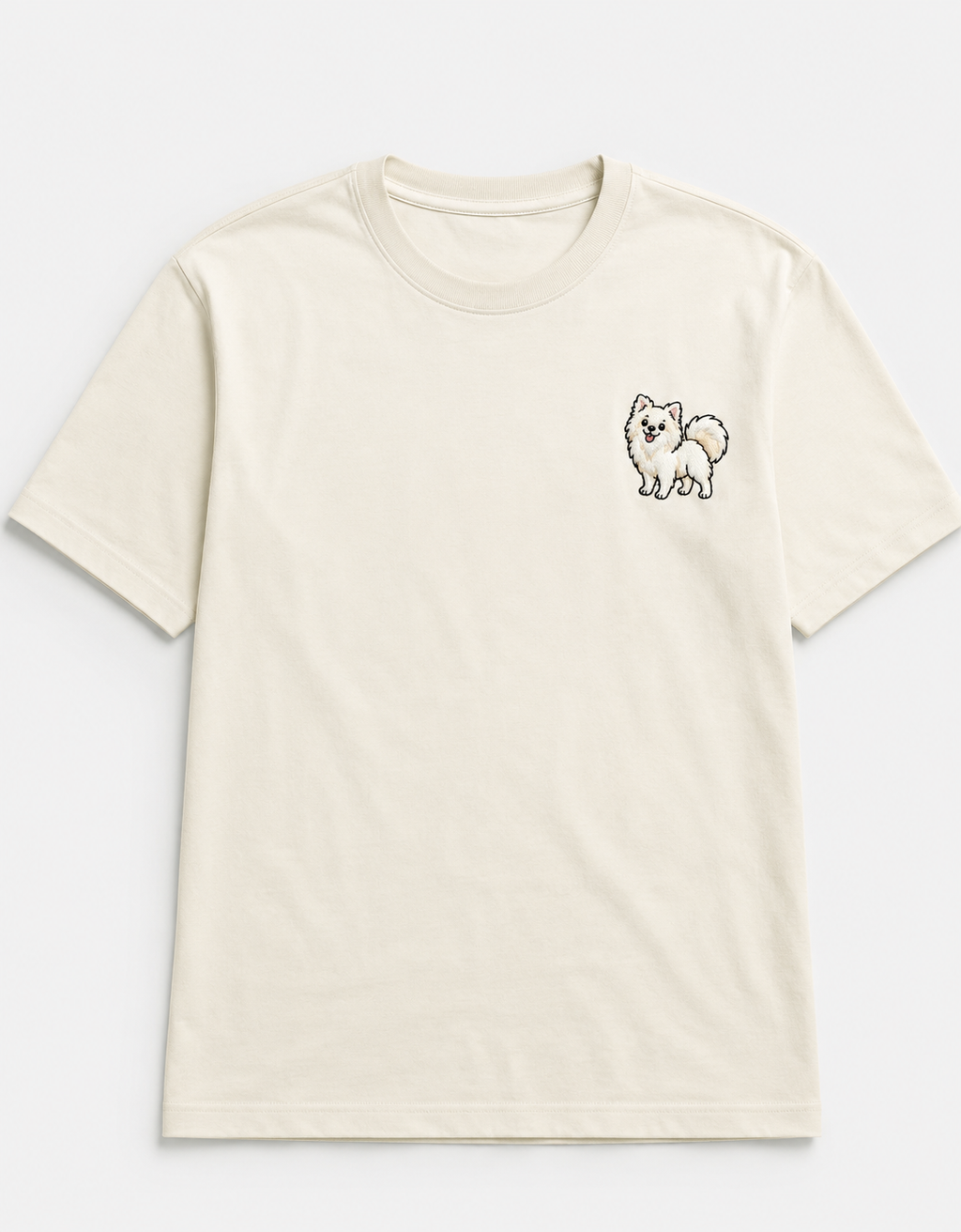 Pomeranian Embroidered Tee