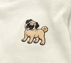 Pug Embroidered Tee