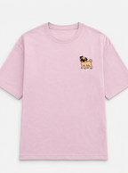 Pug Embroidered Tee