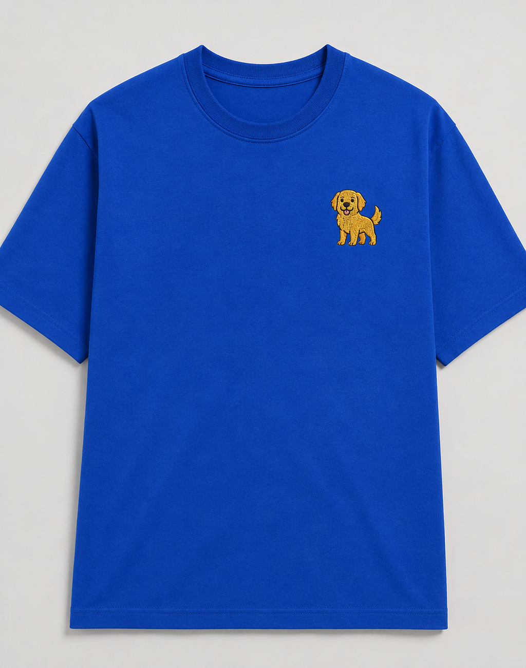 Golden Retriever Embroidered Tee styled look, full outfit