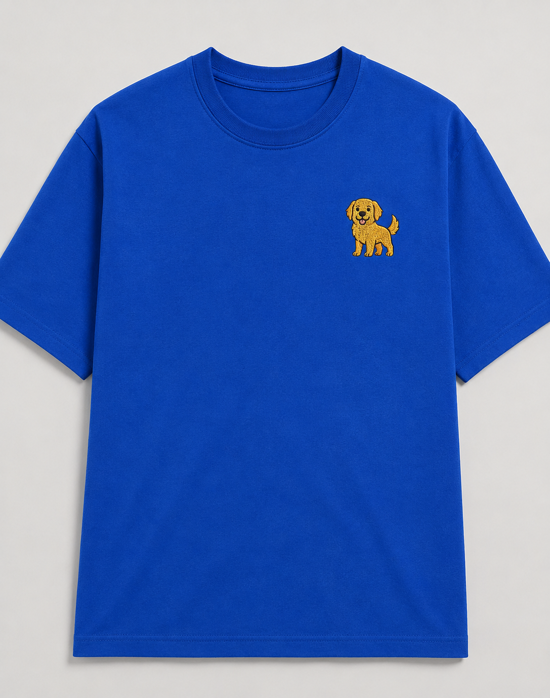 Golden Retriever Embroidered Tee styled look, full outfit