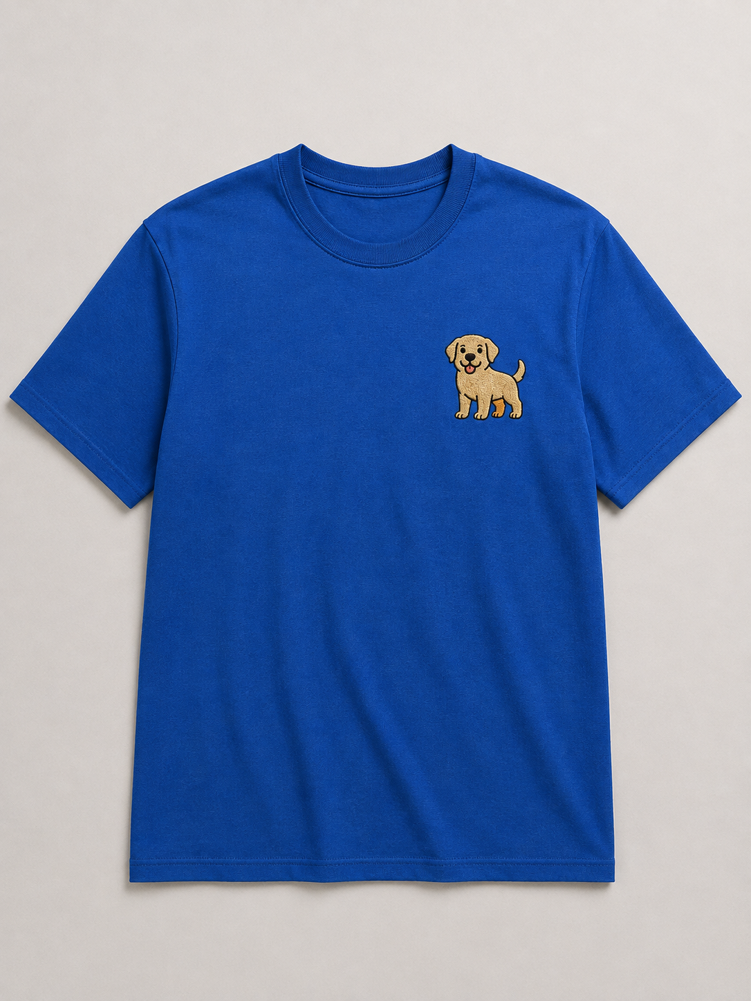 Labrador Embroidered Tee flat lay product photo